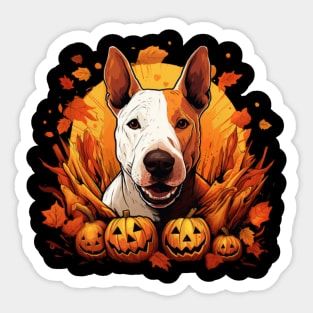 Halloween Bullterrier Sticker